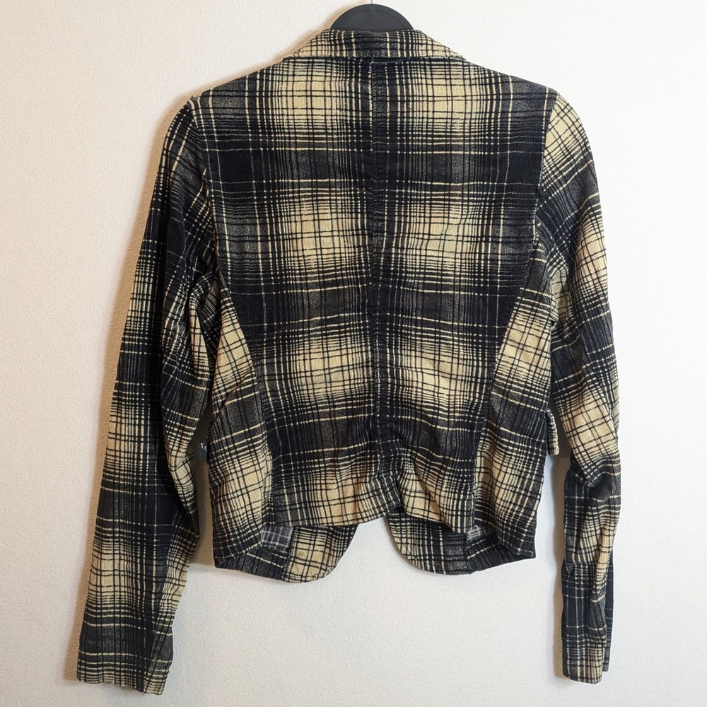 Vintage Tripp NYC Plaid Buckle Blazer L Y2K Goth Punk Grunge Jacket Academia Emo - Picture 3 of 11